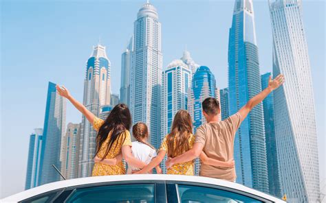 Tourists travelling to, from, and through Dubai .